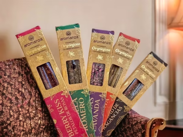 Sahumerios Aromanza Orgánicos x 6 Varillas