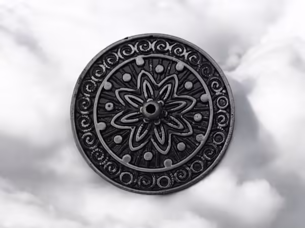 Porta Sahumerio Mandala Peltre