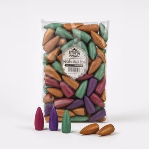 CCMMET Conos Cascada Metalizados Mil Templos x 100 unidades