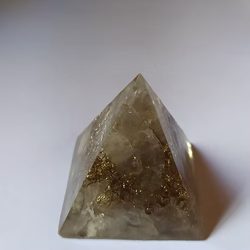 Orgonito Cuarzo Ahumado