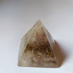 Orgonito de Cuarzo Rosa