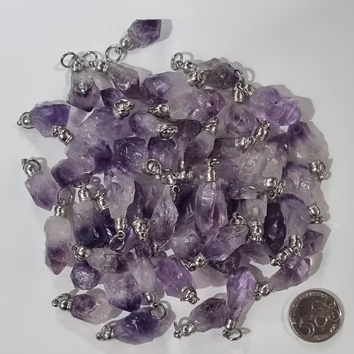 Dije Amatista en Bruto