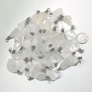 Dije Cuarzo Cristal en Bruto