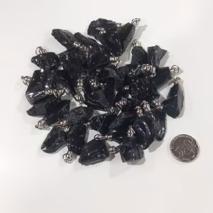 Dije Obsidiana en Bruto