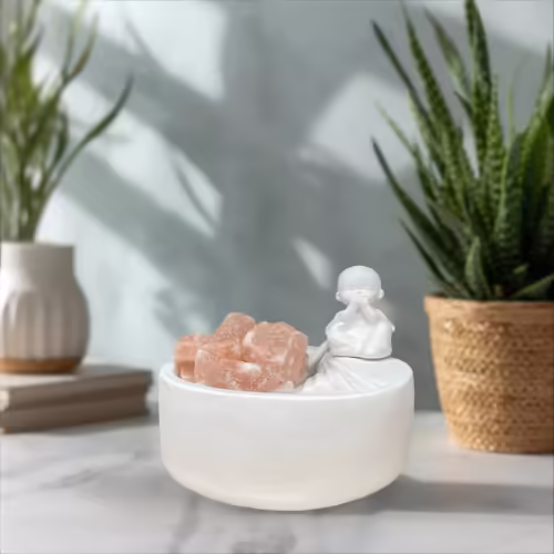 JCA-76 Lámpara de Sal Buda Jardín Zen