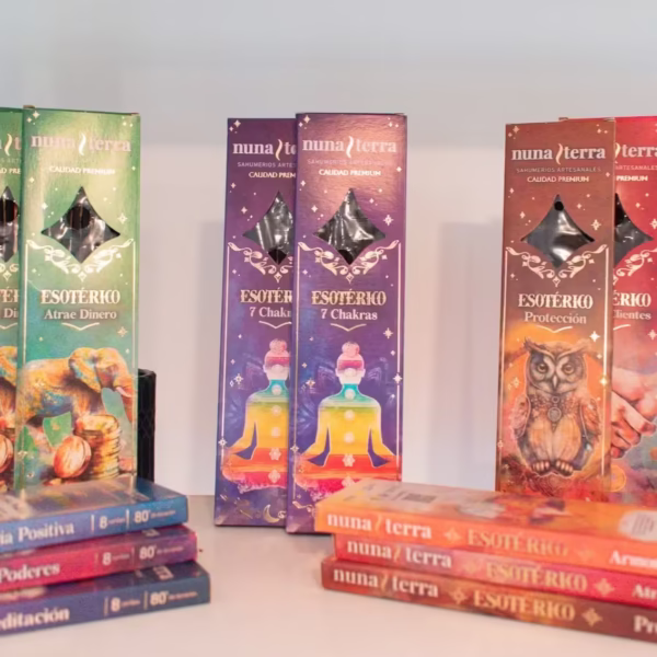 NUTE-ES12 Sahumerios Nuna Terra Esotérico x 12 varillas