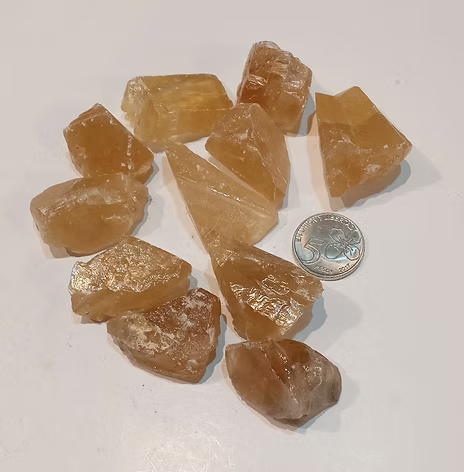 Calcita Dorada en Bruto x 100 g