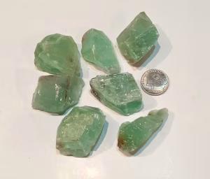 Calcita Verde en Bruto x 100 g