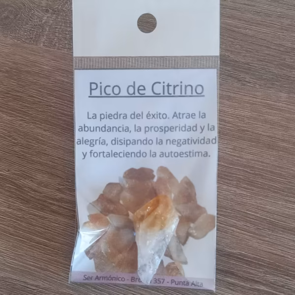 PB-CITRINO-PC02 Citrino Pico en Bruto x unidad