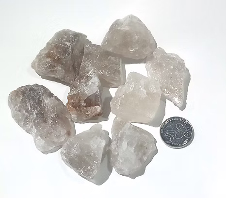 Cuarzo Ahumado en Bruto x 100 g