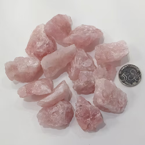 Cuarzo Rosa en Bruto x 100 g