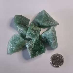 Cuarzo Verde en Bruto x 100 g