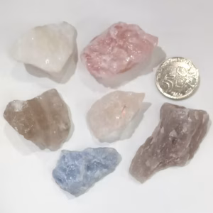 Mix de Cuarzos en Bruto  x 100 g