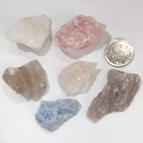 Mix de Cuarzos en Bruto  x 100 g