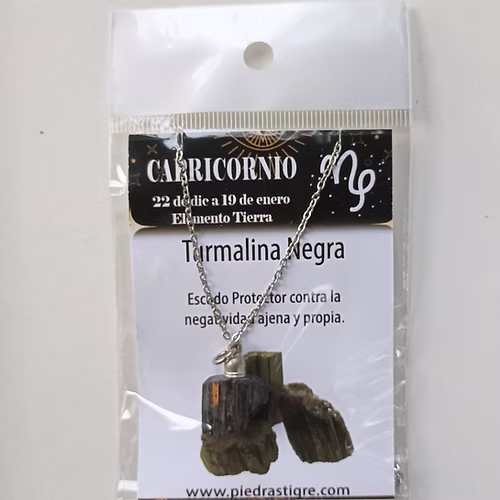 Capricornio Turmalina Negra