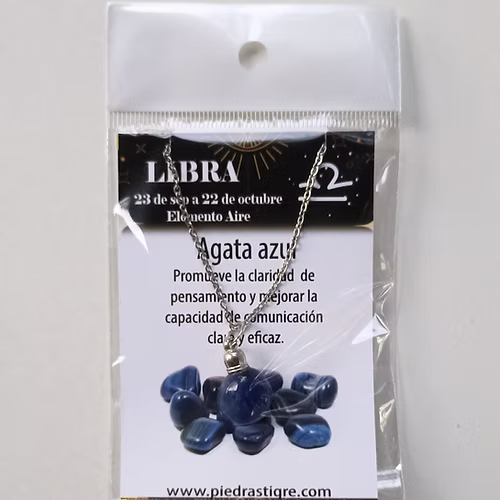 PB-ZOD-LIBRA Libra Ágata Azul