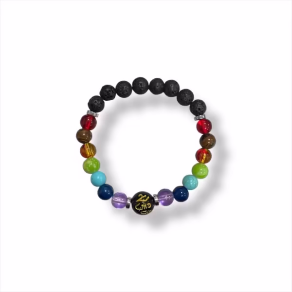 Pulsera Chakras con Dije