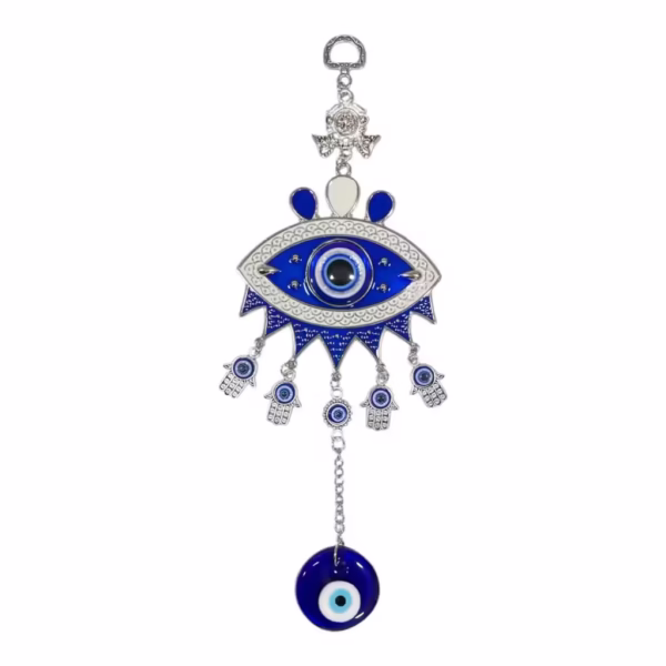 Colgante Ojo Turco Metal Grande 28 cm