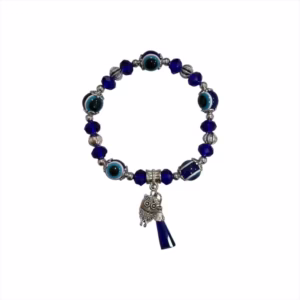 Pulsera Ojo Turco Azul con Dije