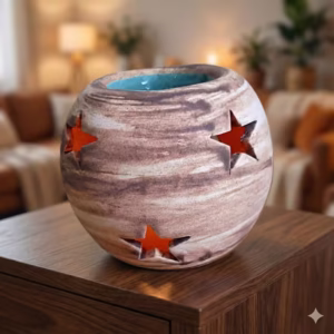 Hornillo Calado Estrellas Redondo