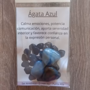 Ágata Azul Rolada x 3 unidades