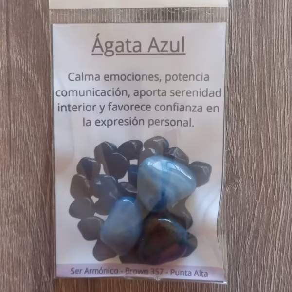 PR-AGATA-AZU02 Ágata Azul Rolada x 3 unidades