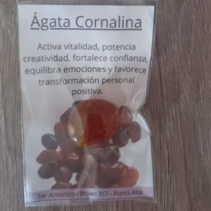 Ágata Cornalina Rolada x unidad