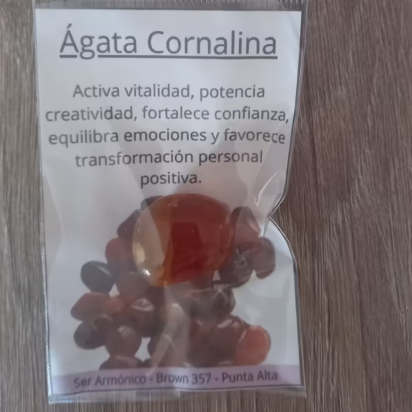 PR-AGATA-COR02 Ágata Cornalina Rolada x unidad