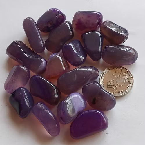 PR-AGATA-VIO Ágata Violeta Rolada x 100 g