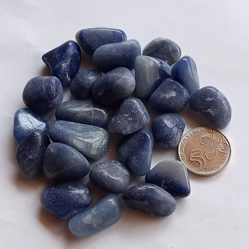 Cuarzo Azul Rolado x 100 g