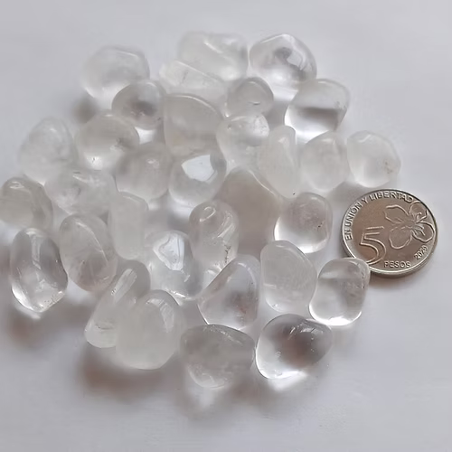 Cuarzo Cristal Rolado x 100 g