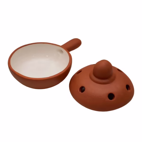 Sahumador con Tapa Barro