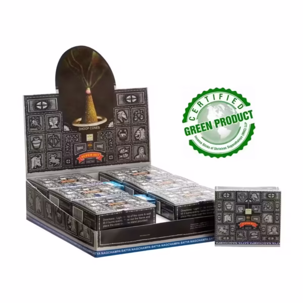 SATYACON12-02 Cono Incienso Satya Dhoop x 12 conos