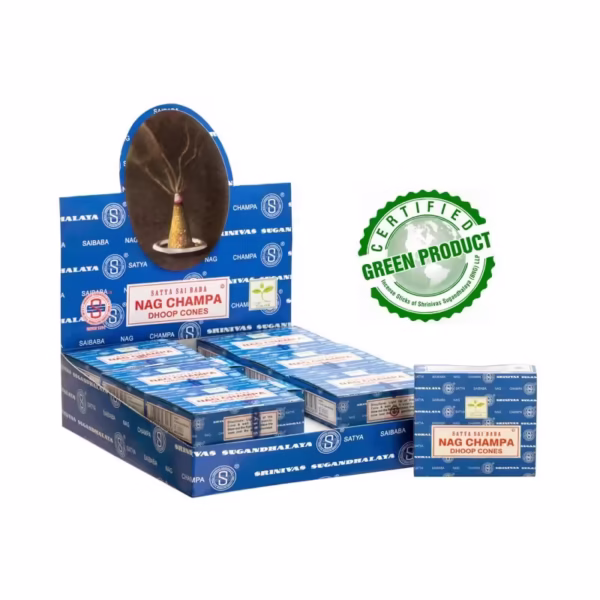 SATYACON12 Cono Incienso Satya Dhoop x 12 conos
