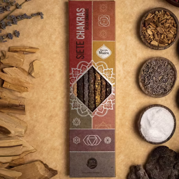 Sahumerio Siete Chakras