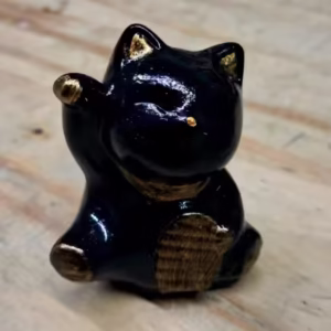 Gatito de la Suerte Yeso