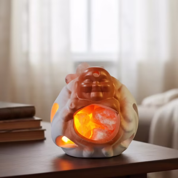 Lámpara de Sal Buda Gordo