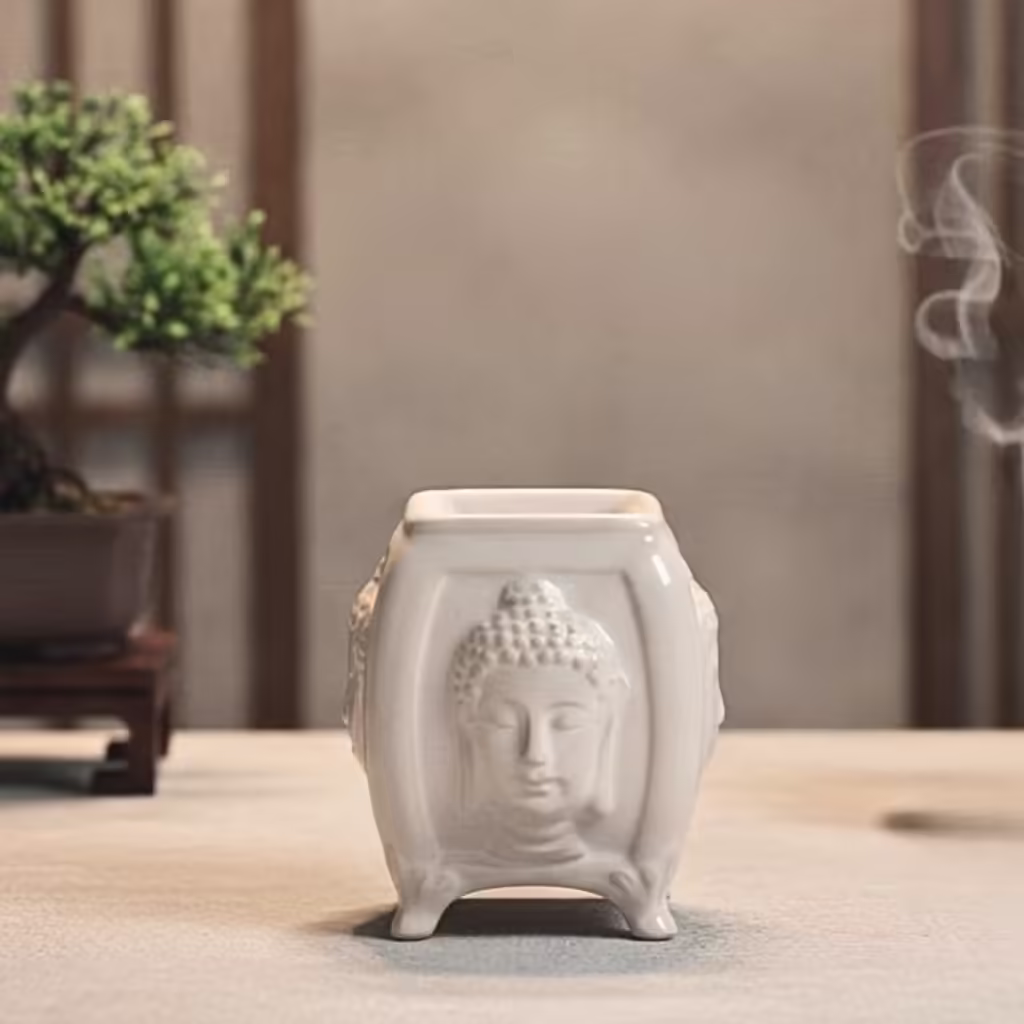 Hornillo con Relieve Cara de Buda